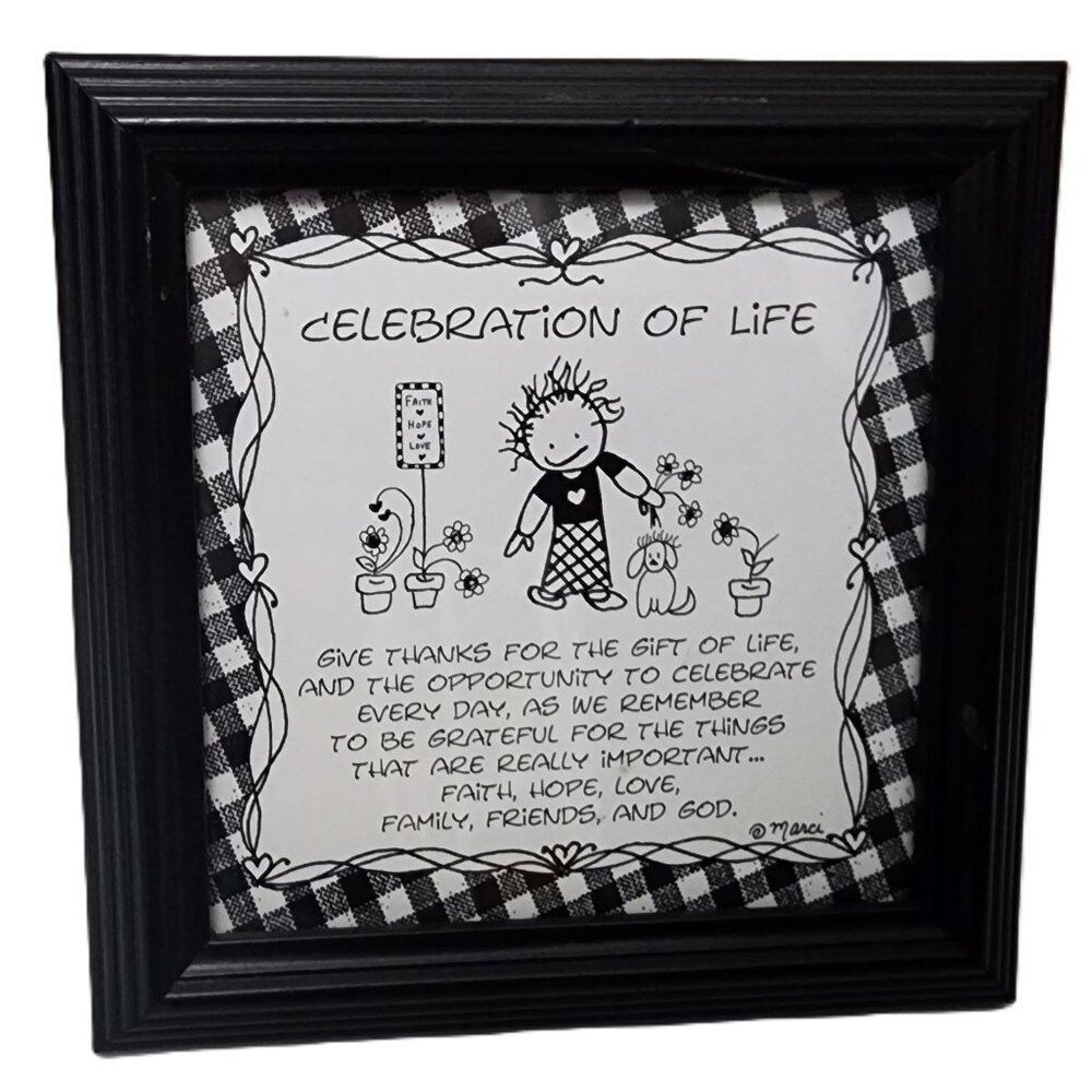 Celebration of Life by Marci Framed Art Decor